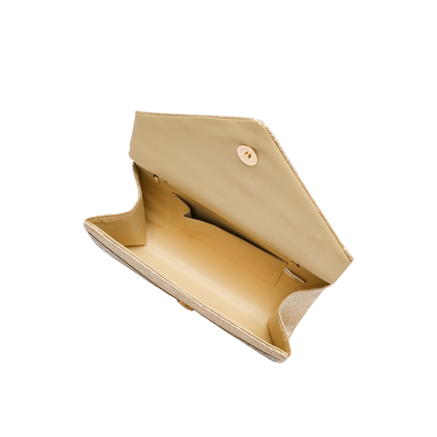 Clutch de Festa com Strass e Alça de Corrente