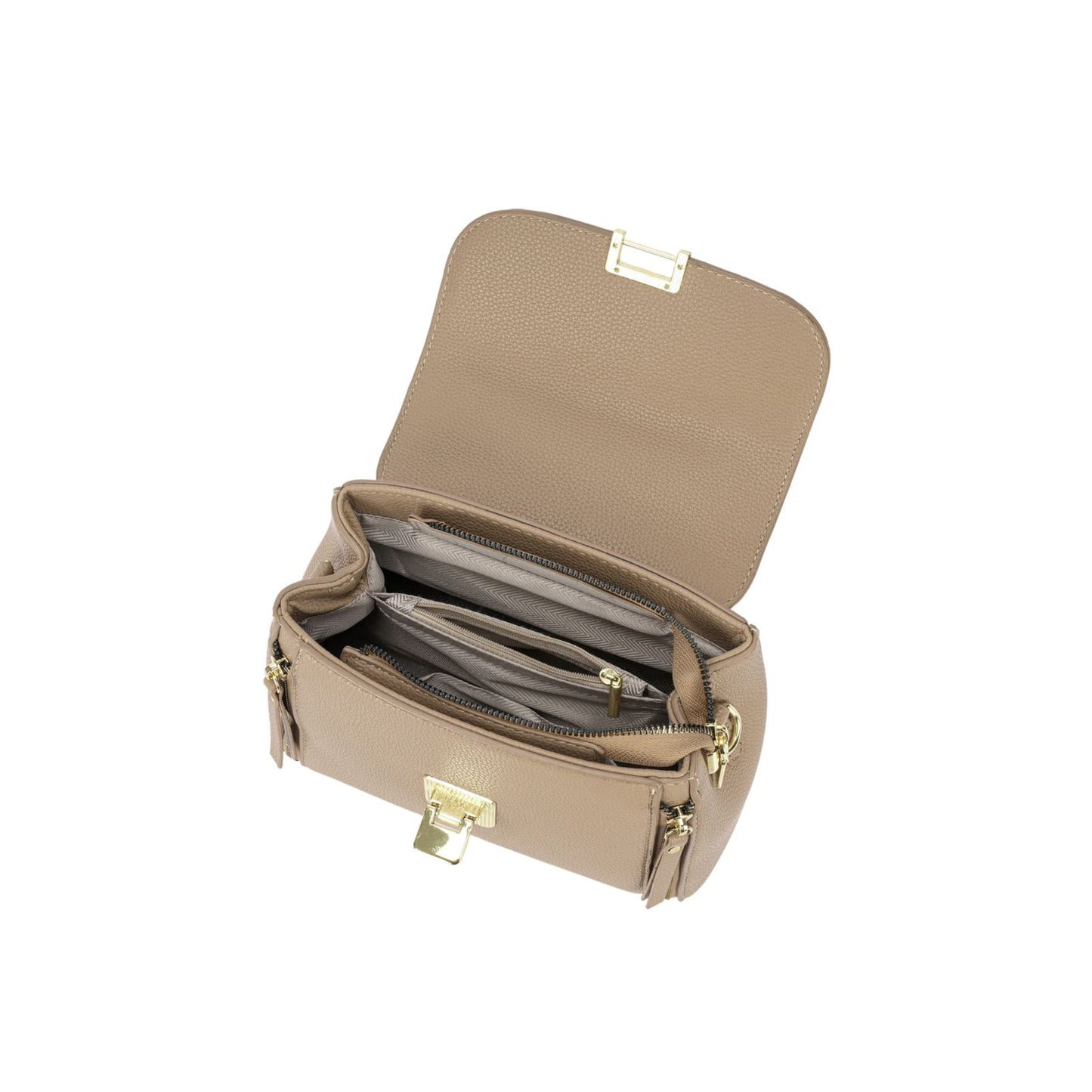 Bolsa de Mão com Lenço Decorativo e Alça Transversal