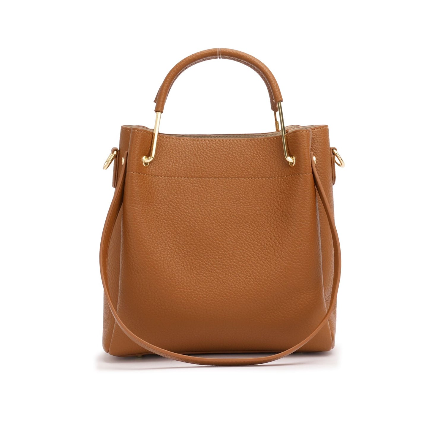 Bolsa Tote Estruturada com Alça Longa e Alça de Mão