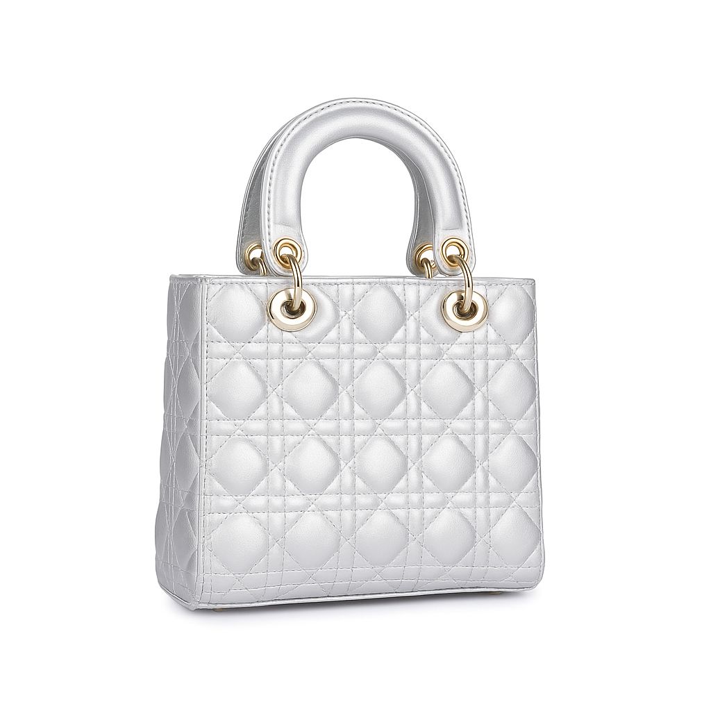 Bolsa Estruturada Luxo com Alça de Mão