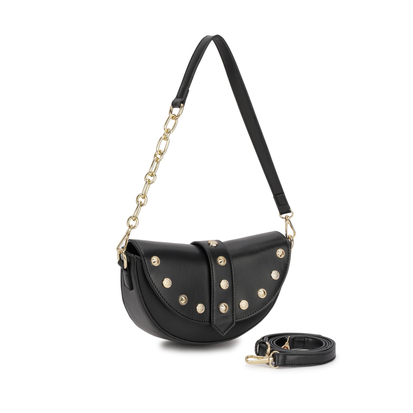 Bolsa Transversal com Tachas