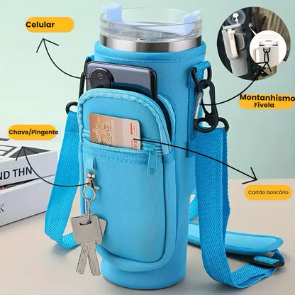 Bolsa Porta Copo Multifuncional – Praticidade no seu dia a dia 🖤