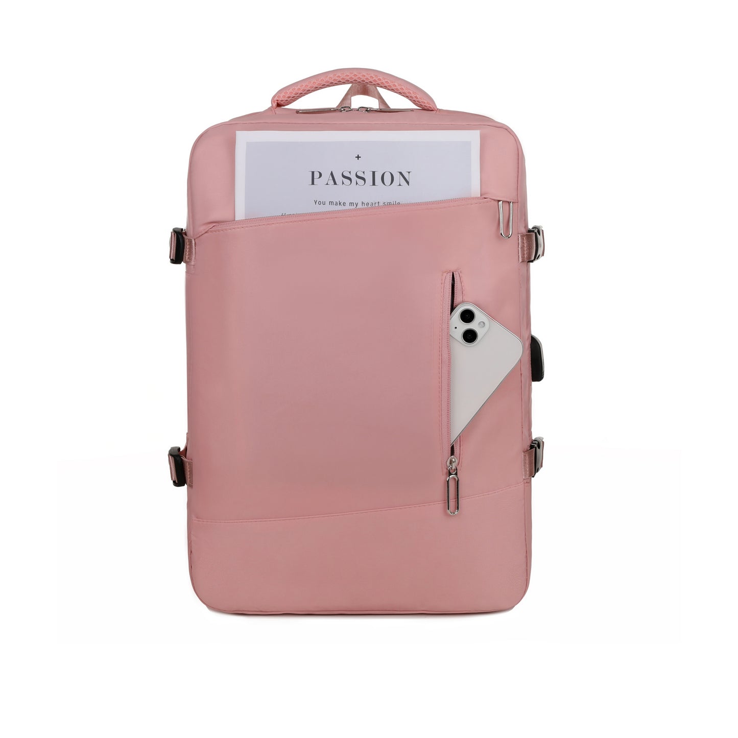 Mochila de viagem expansível