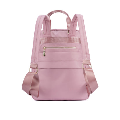 Mochila Grande de Nylon Impermeável com Porta-moedas