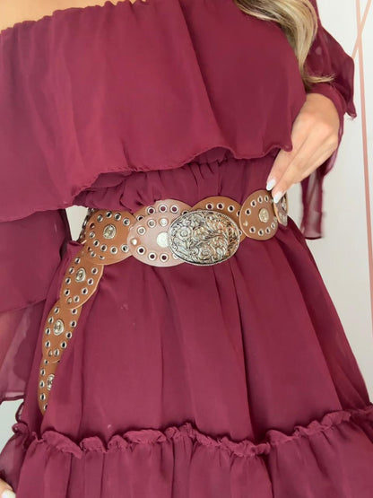 Cinto Western Luxe Oval