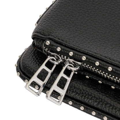 Bolsa Tiracolo com Corrente e Detalhe Metálico