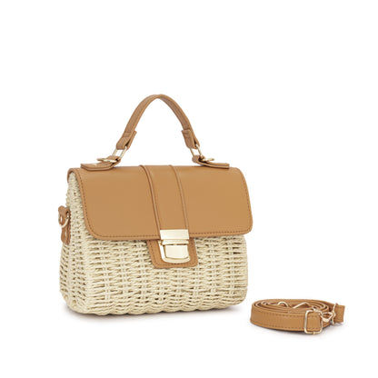 Bolsa de Praia Estruturada em Palha