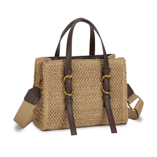 Bolsa Ilha Bela – Palha Sintética Estruturada