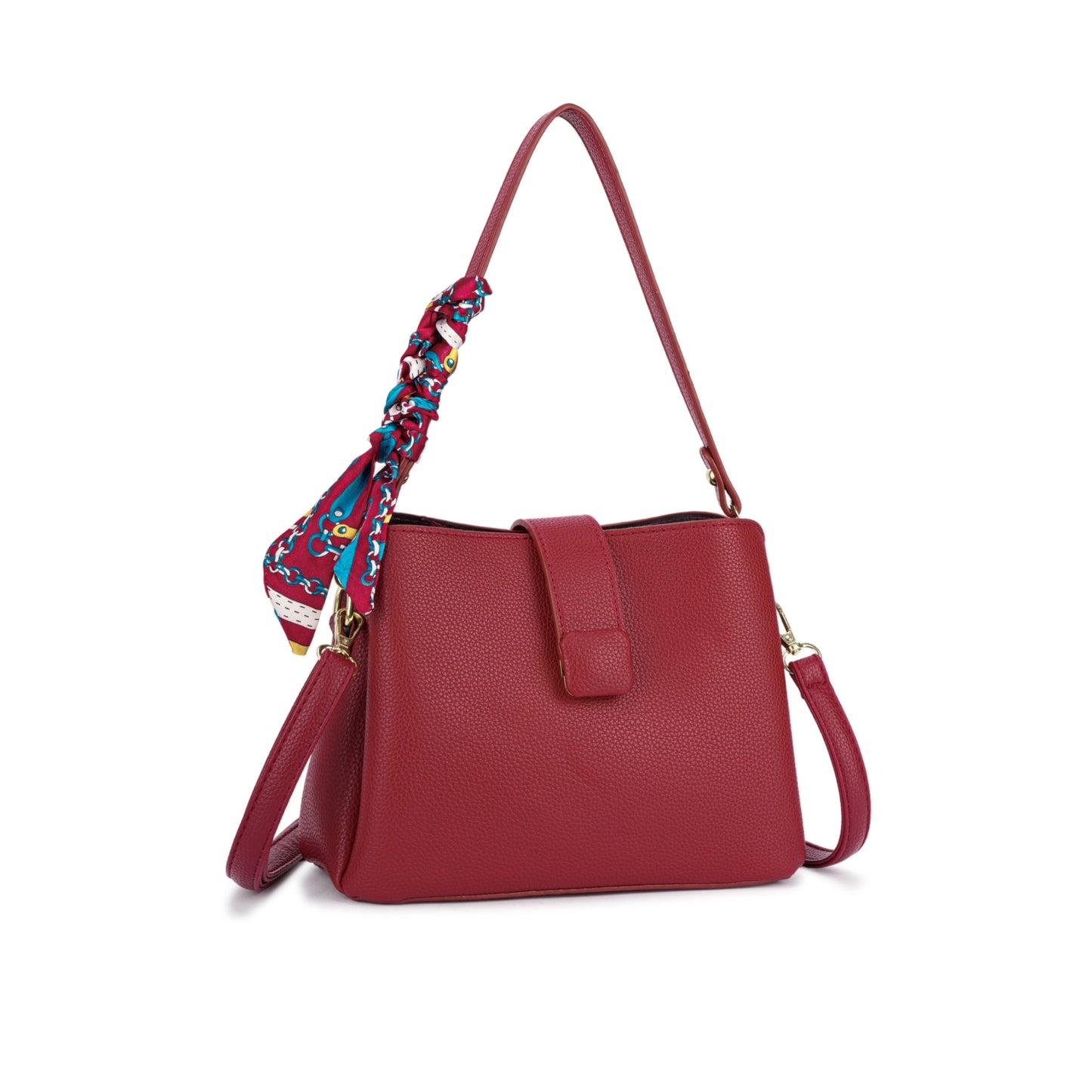 Bolsa Handbag com Lenço Decorativo