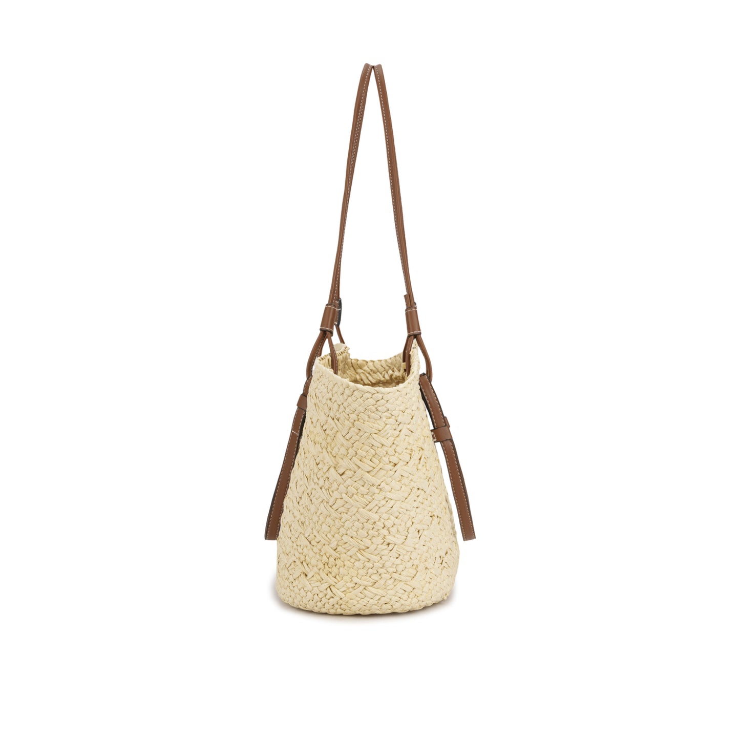 Bolsa Shopper em Palha Sintética com Alças Longas