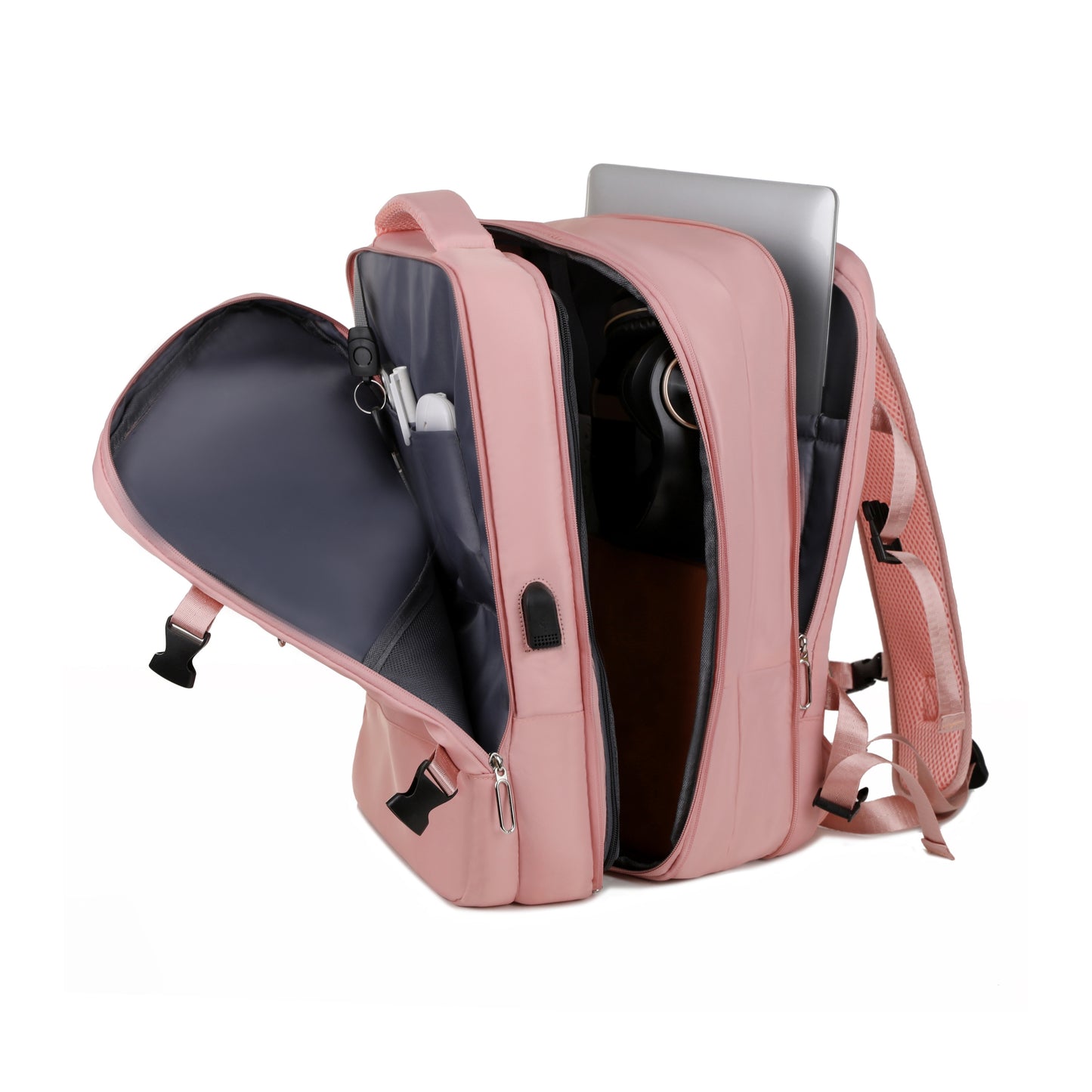 Mochila de viagem expansível