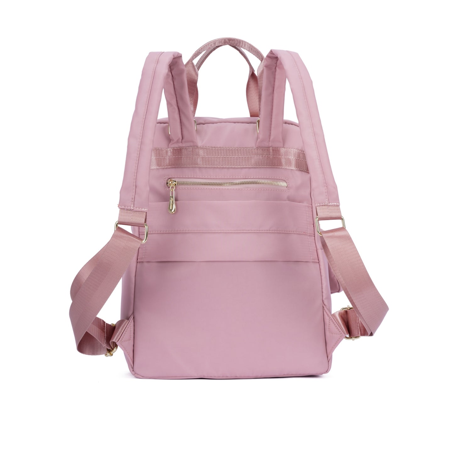 Mochila de Nylon Impermeável com Multi-Bolsos