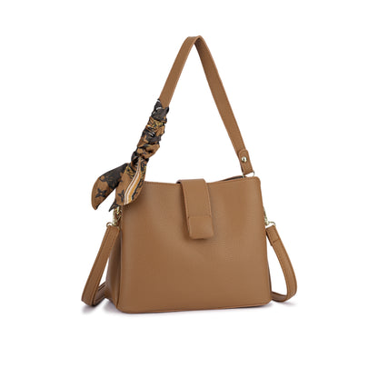 Bolsa Handbag com Lenço Decorativo