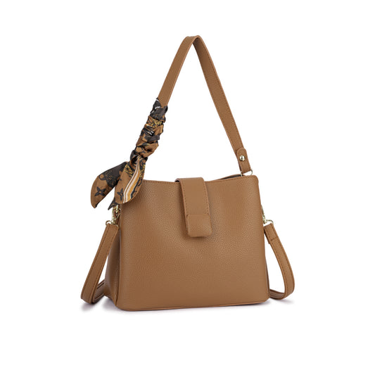 Bolsa Handbag com Lenço Decorativo