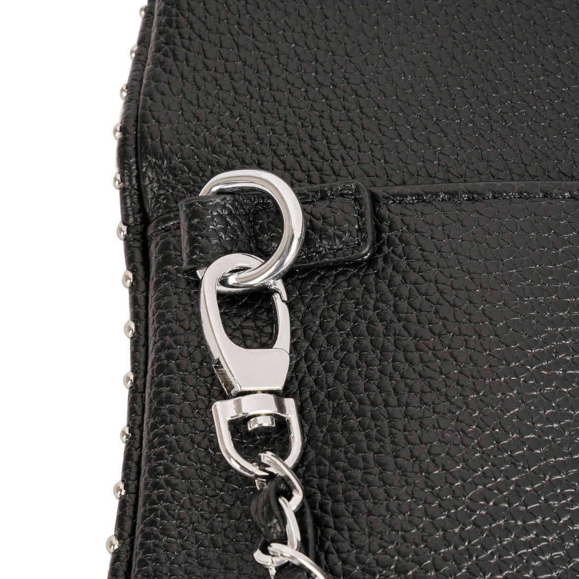 Bolsa Tiracolo com Corrente e Detalhe Metálico