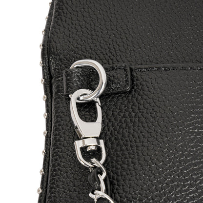 Bolsa Tiracolo com Corrente e Detalhe Metálico