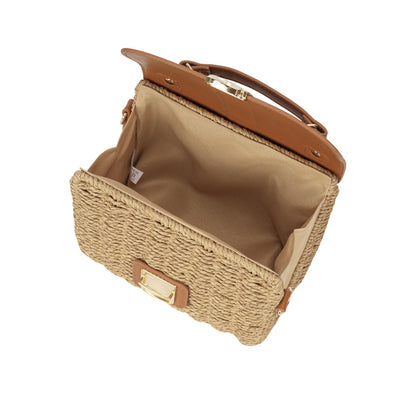 Bolsa de Praia Estruturada em Palha