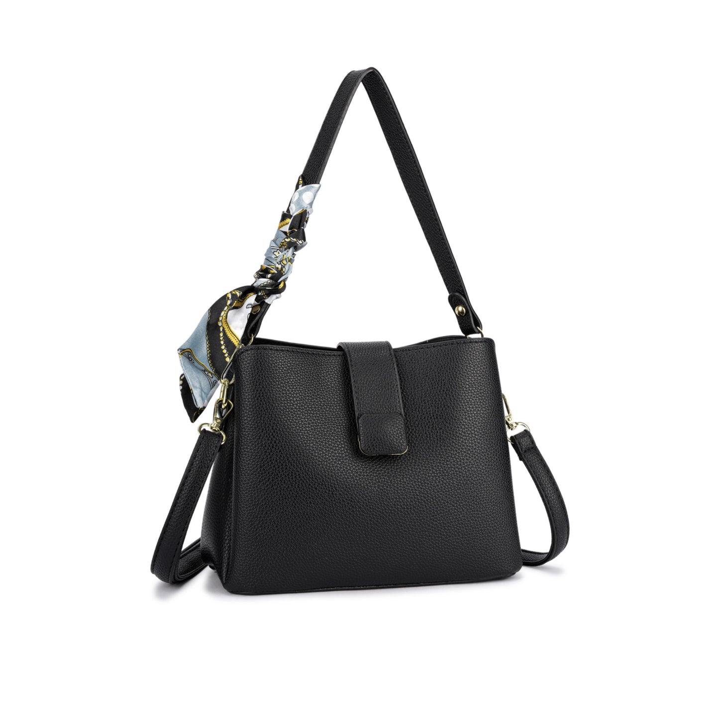 Bolsa Handbag com Lenço Decorativo