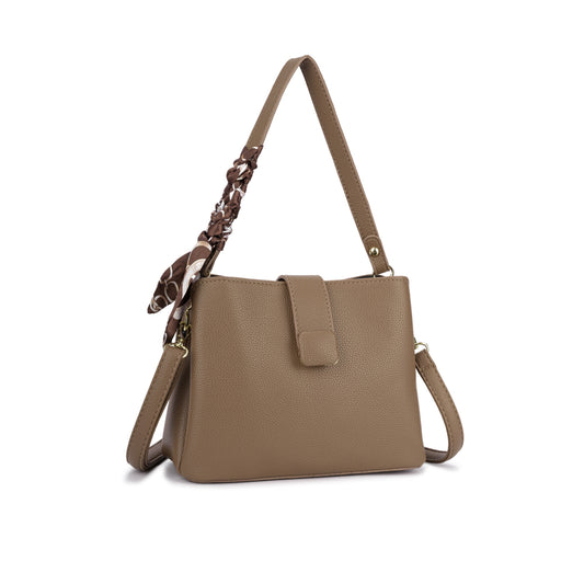 Bolsa Handbag com Lenço Decorativo