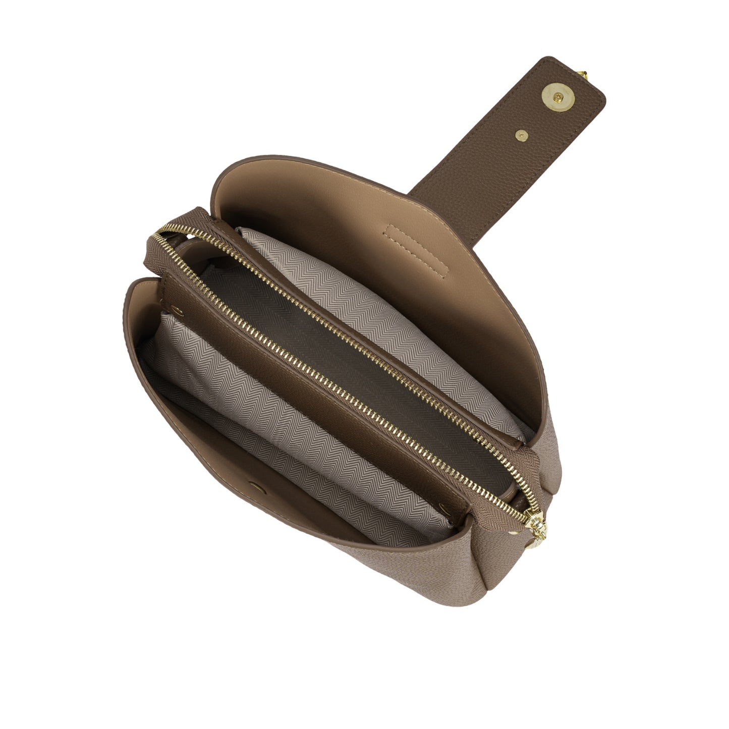 👜 Bolsa Estruturada com Fecho Metálico