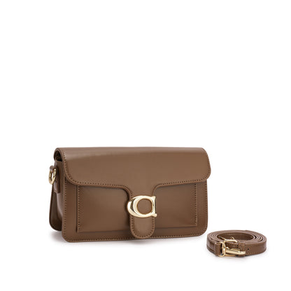 👜 Bolsa Denise – Transversal com Fivela Dourada