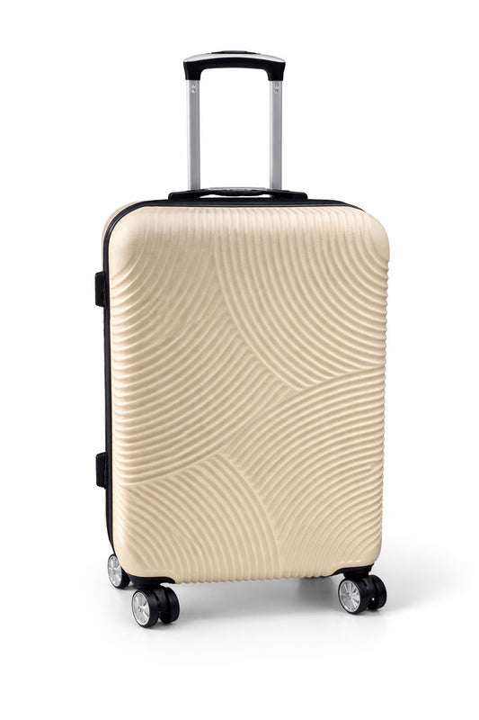 Mala de Viagem com Rodinhas 360° – ABS com Expansor e Cadeado de Senha-MALA P                      30 cm comprimento
20 cm largura
40 cm altura