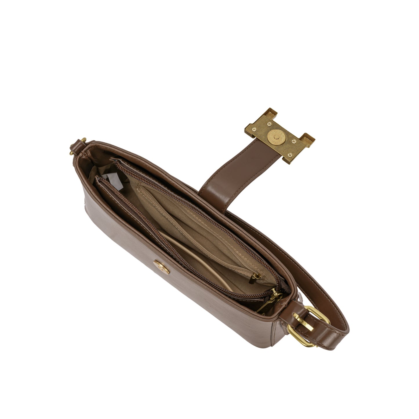 Bolsa Estruturada com Detalhe em Corrente Dourada ✨