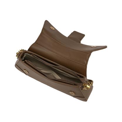 Bolsa Estruturada com Corrente Dourada ✨