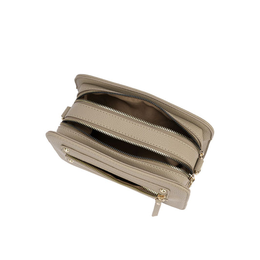 Bolsa Transversal com Bolso Frontal e Porta-Moedas