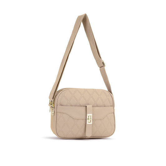 Bolsa Transversal Matelassê com Alça Larga