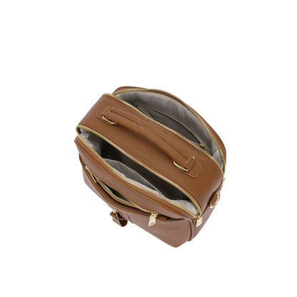Bolsa Estruturada com Alça de Mão e Transversal