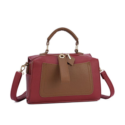 Bolsa Estruturada com Bolso Frontal e Alça Transversal