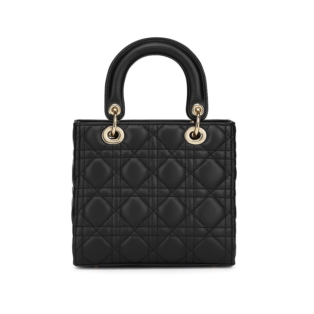 Bolsa Estruturada Luxo com Alça de Mão