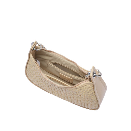 Bolsa Baguette Meia-Lua Off White