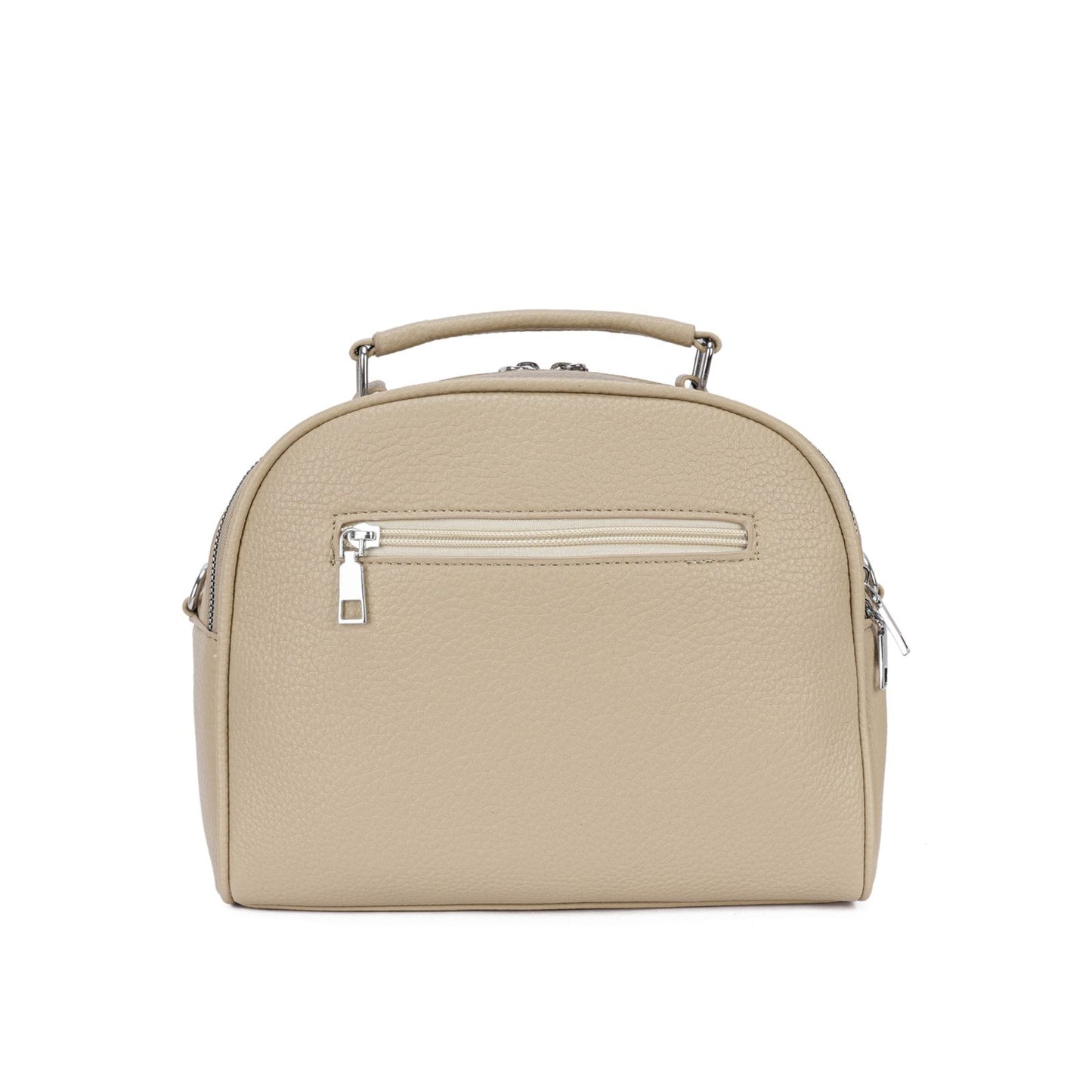 Bolsa Baú com Bolsos Frontais e Alça Transversal