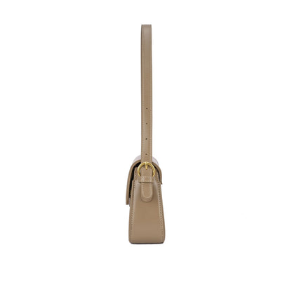 Bolsa Tiracolo com Design Ondulado e Alça Ajustável