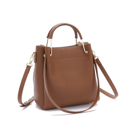 Bolsa Tote Estruturada com Alça Longa e Alça de Mão