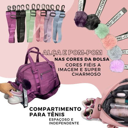 Bolsa Fitness Premium – Ideal para academia, viagem ou dia a dia!