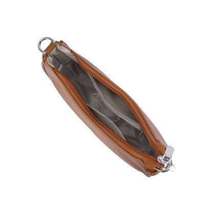 Bolsa Feminina Transversal e de Ombro em Formato Meia-Lua