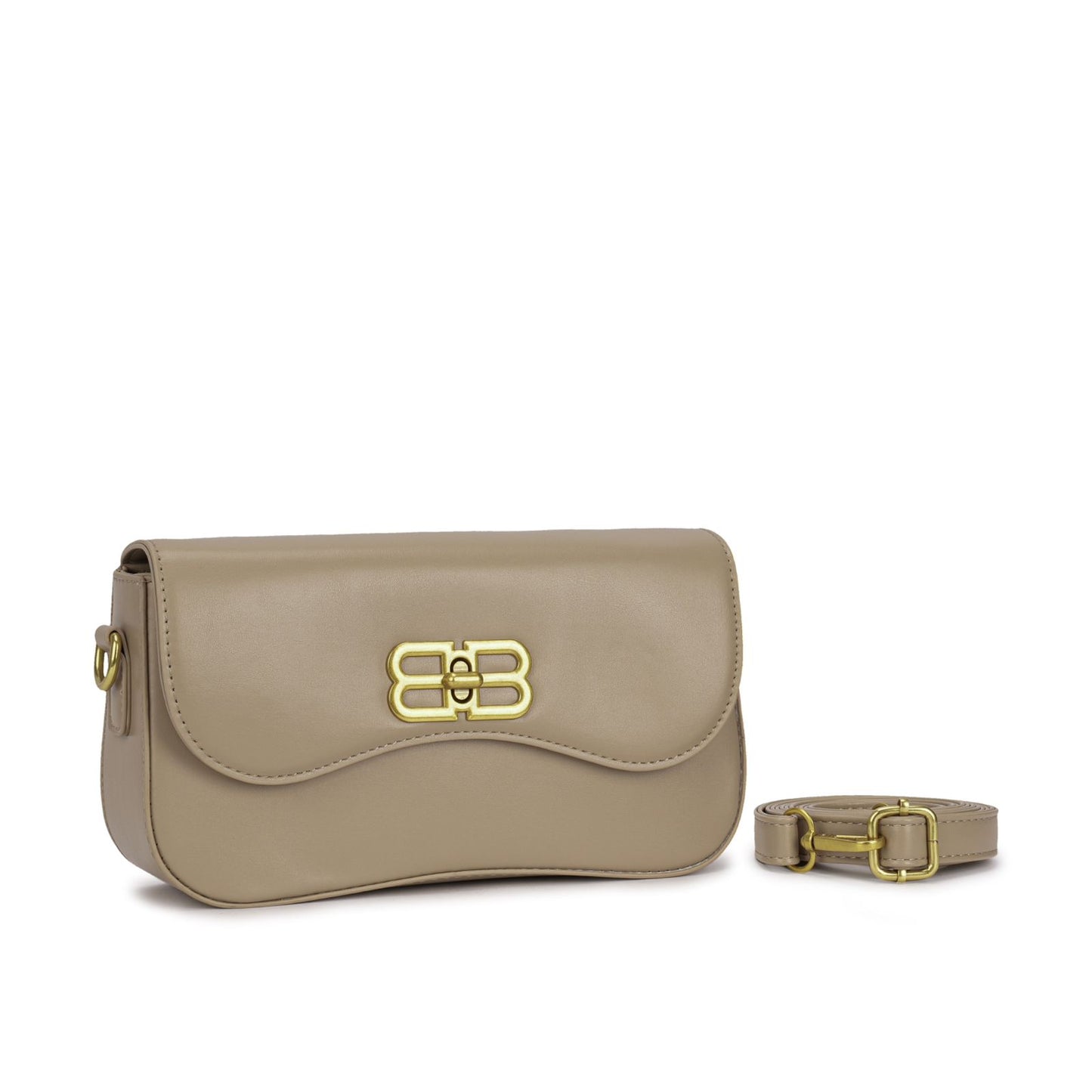 Bolsa Feminina Transversal com Fecho Metálico