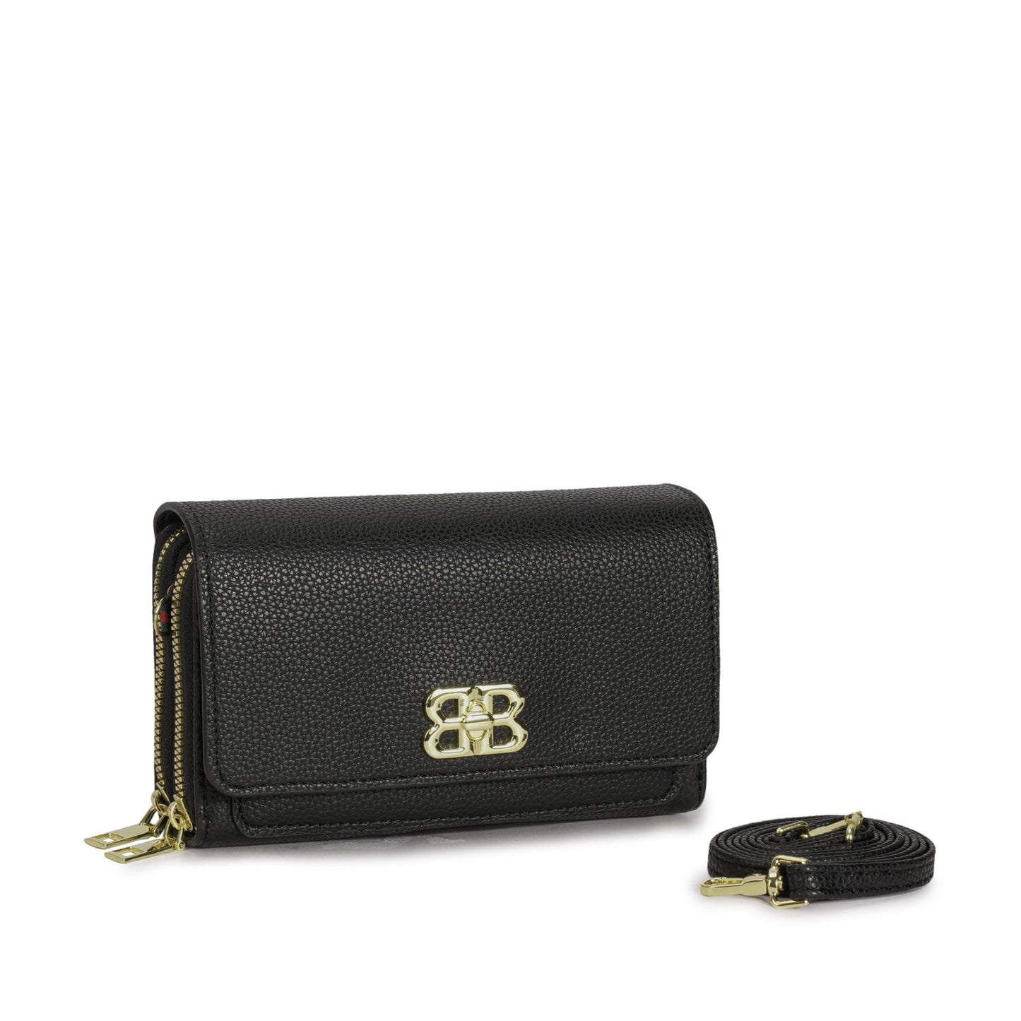 Bolsa Carteira Feminina Transversal com Alça Removível