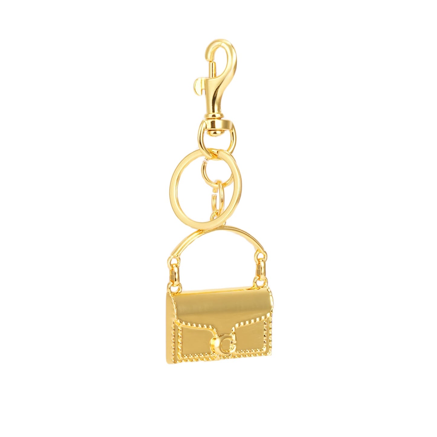 Chaveiro Bolsa Dourada