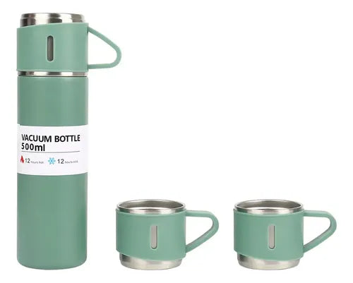 Garrafa térmica com xícara