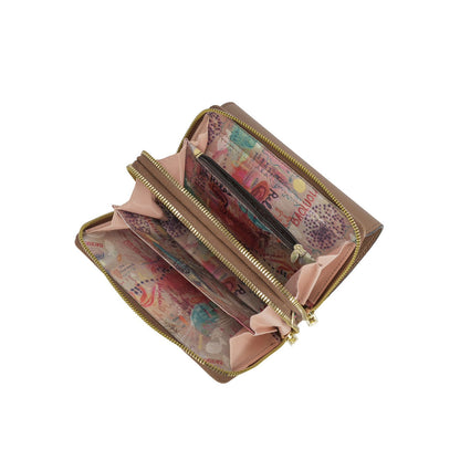 Bolsa Carteira Feminina Transversal com Alça Removível