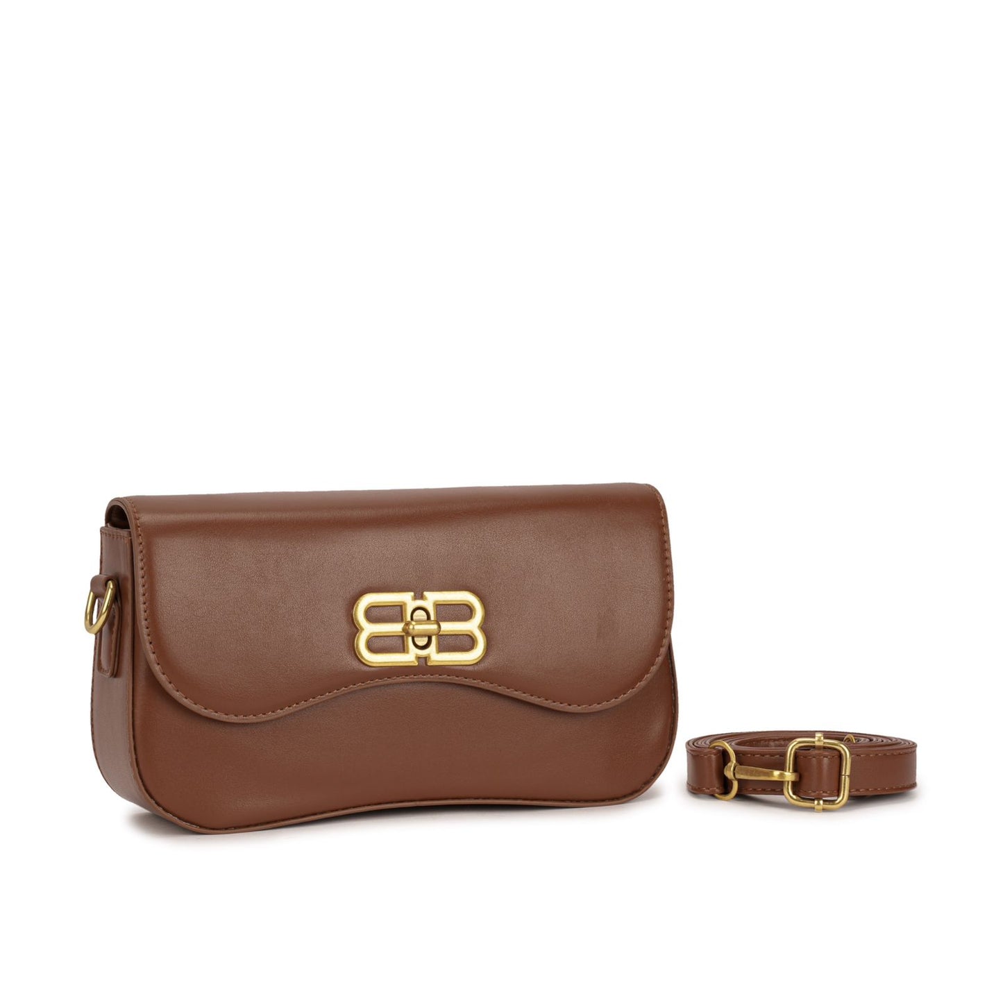 Bolsa Feminina Transversal com Fecho Metálico